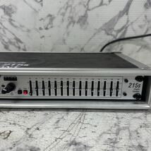 MYM4-76 激安 dbx 215s Graphic Equalizer グラフィックイコライザー 通電OK 中古現状品 ※3回再出品で処分_画像3