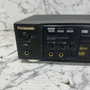 MYM4-91 激安 Panasonic DVD/VIDEO CD/CD PLAYER DVD-K570 CDプレーヤー DVDプレーヤー 通電OK 中古現状品 ※3回再出品で処分の画像2