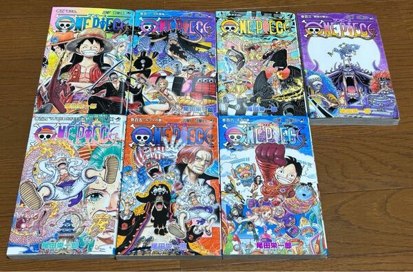 ワンピース　漫画　100巻〜106巻　7冊