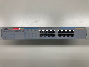 a ride teresisGIGABIT ETHERNET SWITCH CentreCOM GS916L V2 16 порт HUB ступица переключение - ручной валик 2