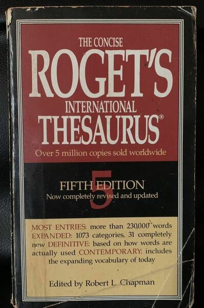 The Concise Roget's International Thesaurus 英語版