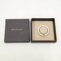 BVLGARI ブルガリ B-Zero1 SV925 シルバー キーリング キーホルダー ケース付き_画像1