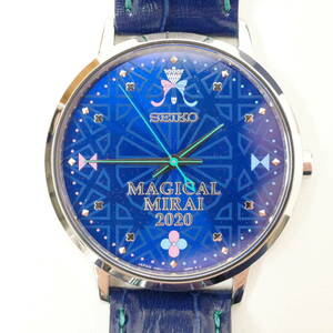 【未使用】SEIKO セイコー 7N01-HDEC マジカルミライ 2020 Winter Festival セイコーコラボウォッチ 初音ミク シリアル入り 300本限定