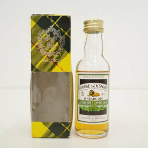 GORDON＆MACPHAIL ゴードン＆マクファイル GLENLIVET グレンリベット 15年 スコッチ ウイスキー ミニチュア ミニ ボトル 40％ 50ml