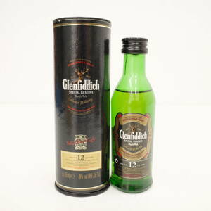 Glenfiddich グレンフィディック 12年 スペシャルリザーブ シングルモルト スコッチウイスキー ミニチュア ミニボトル 40％ 50ml