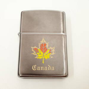 【未使用】Zippo ジッポー CANADA カナダ メイプル オイル ライター 喫煙具