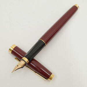 PARKER パーカー 万年筆 赤 レッド ペン先 585 14K 文具