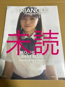 トライアングル　TRIANGLE magazine 02 日向坂46 正源司陽子　cover