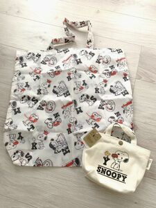 新品SNOOPY●スヌーピー×リバティミニバック付きイニシャル総柄エコバッグＹ定価２２００円