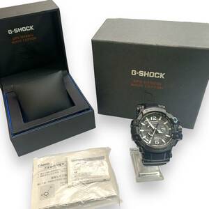 ■稼働品・美品　G-SHOCK ジーショック CASIO カシオ 腕時計 GPW-1000T-1AJF グラビティマスター GPSハイブリッド電波ソーラー　箱付