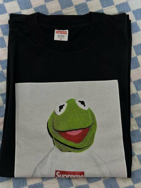 シュプリーム SUPREME 08SS Kermit Tee カーミット Tシャツ カットソー 半袖 ブラック　黒 　XL