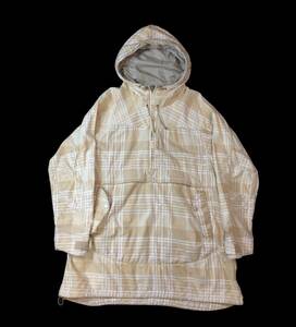 nonnative × KITH ノンネイティブ キス STROLLER WOVEN PULLOVER プルオーバージャケット パーカー コート チェック ベージュ系 M