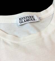 HYSTERIC GLAMOUR ヒステリックグラマー ガールプリント 半袖Tシャツ カットソー ホワイト 白 メンズ M 送料250円 _画像4