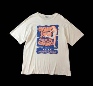 HYSTERIC GLAMOUR ヒステリックグラマー ガールプリント 半袖Tシャツ カットソー ホワイト 白 メンズ M 送料250円 