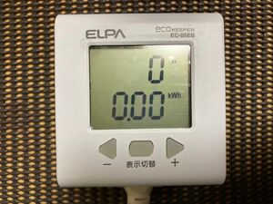 簡易電力量計 エルパ(ELPA) エコキーパー EC-05EB 電力計 チェッカー