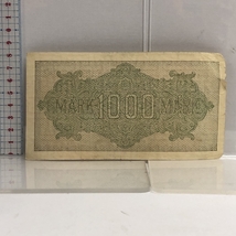 35 ドイツ ハイパー インフレ 1000マルク 1922年 古紙幣 外国紙幣 緊急紙幣_画像2