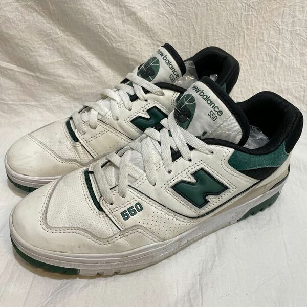 NEW BALANCE ニューバランスBB550VTS スニーカー サイズ27.0cm 白緑