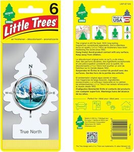送料込み 6枚 Little Trees リトルツリー エアフレッシュナー 芳香剤 トゥルーノース True North 6枚組
