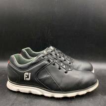 M2488 良品 FJ FootJoy フットジョイ PLOSL ゴルフシューズ スパイクレス シューズ メンズ US9/27.0cm ブラック 黒 56845J_画像5