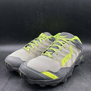 M2527 INOV-8 イノヴェイト X-CLAW 275 CHILL スニーカー トレイル ランニングシューズ メンズ US7.5/25.5cm グレー イエロー