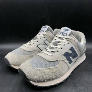 M2584 NEW BALANCE ニューバランス 574 ローカット スニーカー シューズ メンズ US9 D 27.0cm グレー U574GN2