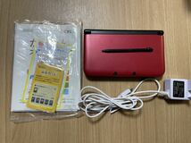 美品　ニンテンドー3DS LL レッド ブラック NINTENDO 任天堂 動作品　初期化済み_画像1