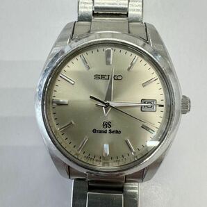 2 稼動品 SEIKO 9F62-0AB0 セイコー グランドセイコー デイト クォーツ メンズ 腕時計 電池交換済みの画像1