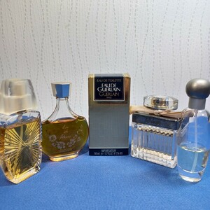 ◆ブランド 香水 まとめて 5点◆GUERLAIN 50ml◆Chloe 75ml◆NINA RICCI 50ml◆ESTEE LAUDER 30ml◆不明 30ml◆残量様々