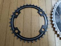 【送料無料】 動作確認済 軽量132g デュラエース FC-9000 コンパクト チェーンリング50-34 DURA ACE 9000_画像8