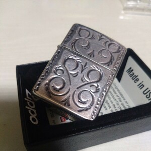 ZIPPO ジッポ armor アーマー2004年製 3面加工