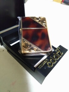 ＺＩＰＰＯ ジッポ ビンテージ 1986年製 鼈甲柄 べっ甲 ベネチアン 未使用