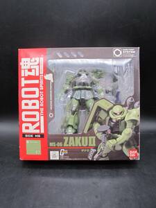 BANDAI ロボット魂 機動戦士ガンダム MS-06 ZAKU ザクⅡ 全長12.5㎝ 彩色済み完成品 ※欠品あり