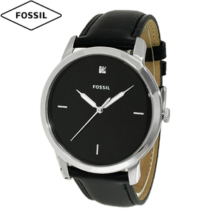 FOSSIL Fossil wristwatch new goods outlet THE MINIMALIST Mini ma list FS5497 men's quartz black diamond ru leather belt free shipping 