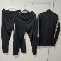 新品未使用　adidas　メッシ　コラボ　ジャージ　ウェア　セットアップ　Mサイズ　Lサイズ　サッカー　アディダス 上下セット　３点セット_画像7