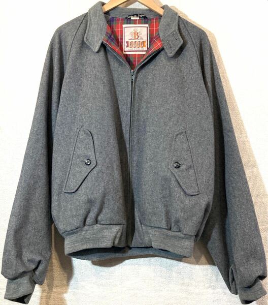 BARACUTA！70'sVINTAGE！G9！スイングトップ！ハリントンジャケット！ウール生地！英国製！バラクータ！定価7万円！ビンテージ！灰！希少