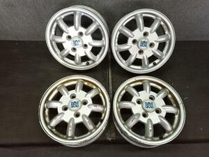 NCB919中古 スバル ミニライト 13×4.00B 4穴 100 +45 ホイール 純正アルミ