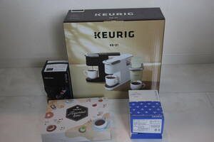 ＊KEURIG キューリグ コーヒーメーカー KB-01 お試しカートリッジ３種付属 未使用品！＊