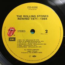 激レア【★LP★】THE ROLLING STONES - REWIND(1971~1984)ローリング ストーンズ★12inchi ★ レコード★ 70’s 80's 90's 321_画像3