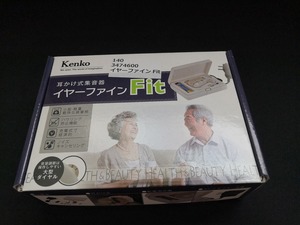 【ジャンク 送料込】KENKO 耳かけ式集音器 イヤーファインFit KHB-101　/動作未確認・ゴム部分破損あり　◆H0498