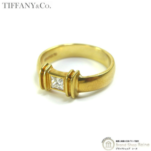 ティファニー （TIFFANY＆CO.） ダイヤモンド リング 約8号 指輪 18K 750 ゴールド（中古）