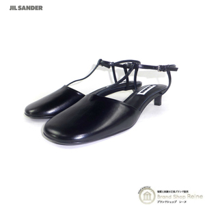 ジルサンダー （JIL SANDER） ハイサンダル レザー J15WP0037 ＃37 シューズ ブラック（新品）