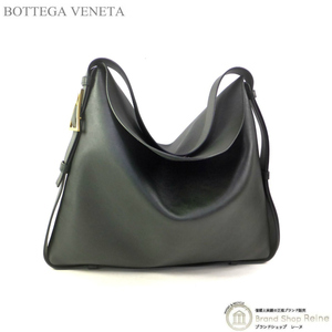 ボッテガ ヴェネタ （BOTTEGA VENETA） クレードル ミディアム レザー トライアングル ハンド ショルダー バッグ ダークモス（中古）