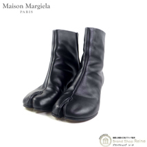 メゾン マルジェラ （Maison Margiela） Tabi タビ 足袋 ショートブーツ カーフレザー S58WU0246 ブラック #39（中古）_画像1