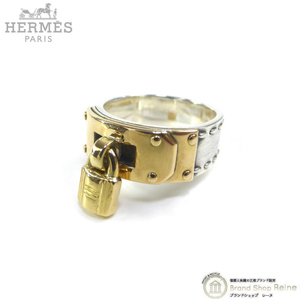  Hermes (HERMES) Kelly кольцо katenaAg925/Au750 18K комбинированный Vintage кольцо #53 серебряный × Gold ( б/у )