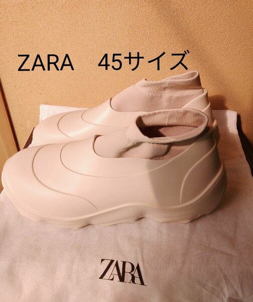 ZARA　ザラ シューズ 　スリッポン　ラバーシューズ　レインシューズ　靴