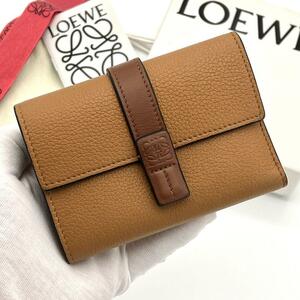 ★極美品★LOEWE ロエベ バーティカルスモールウォレット 折り財布