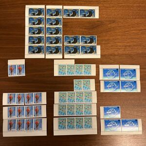 切手 沖縄国際海洋博覧会記念 EXPO75 4種 55枚 額面1,490円 1975