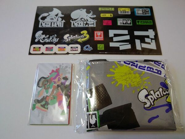 スプラトゥーン3 フウカ ウエハースシール＋イカすテッカー＋グラフィティレジャーバッグ＋ポチ袋