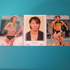 VENUS BBM　2010 美人アスリート 陸上短距離　福島千里 選手カード