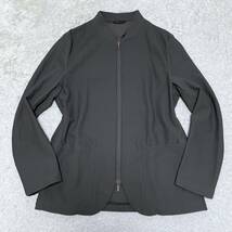 XL相当！アルマーニコレツィオーニ ARMANI COLLEZIONI メッシュ ストレッチ素材 ジップアップ ブルゾン シングル ジャケット 50 メンズ_画像3